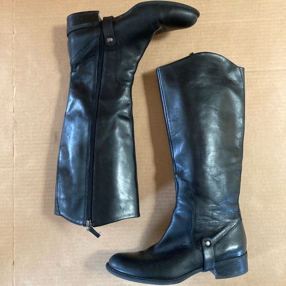 Franco Sarto Clara Tall Leather Boots size 9M - Picture 15 of 15
